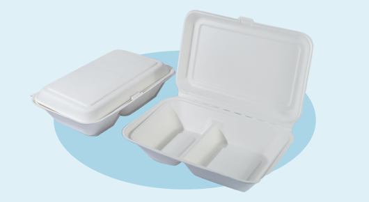 2-Compartment Sugarcane Box